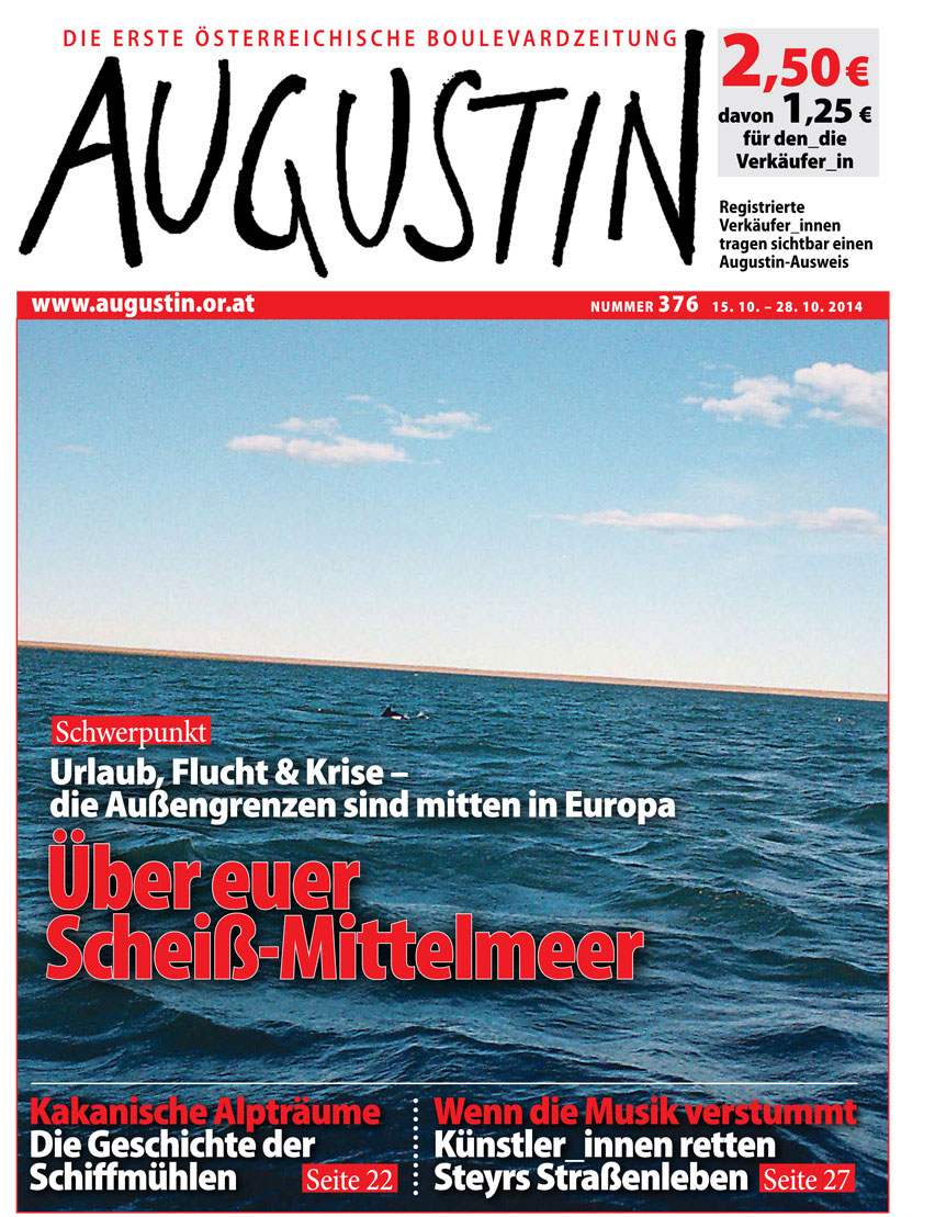 Cover der Zeitung "Augustin"