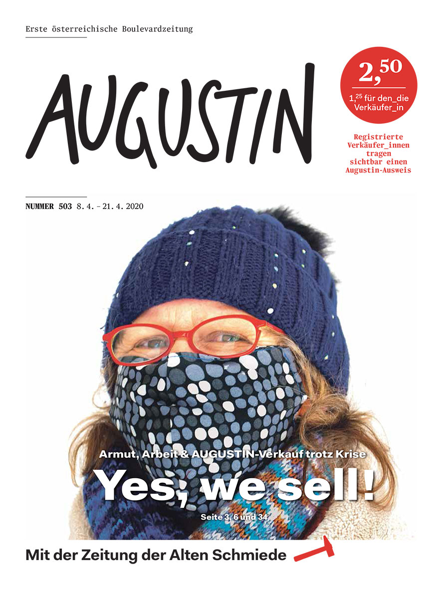 Cover der Zeitung "Augustin"