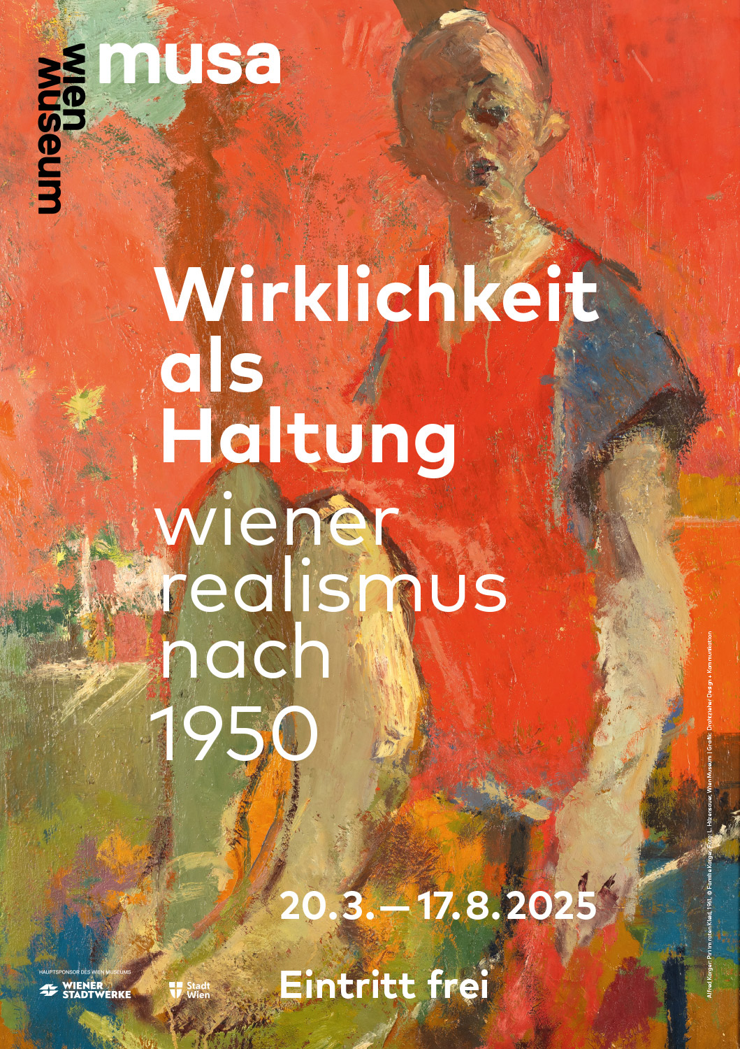 Plakat zur Ausstellung Wirklichkeit als Haltung